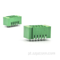 Blocos terminais conectáveis ​​de 3,5 mm 10P/16P/24P